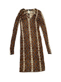 BCBG MaxAzria Snake Print Dress