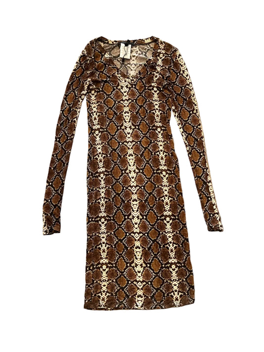 BCBG MaxAzria Snake Print Dress