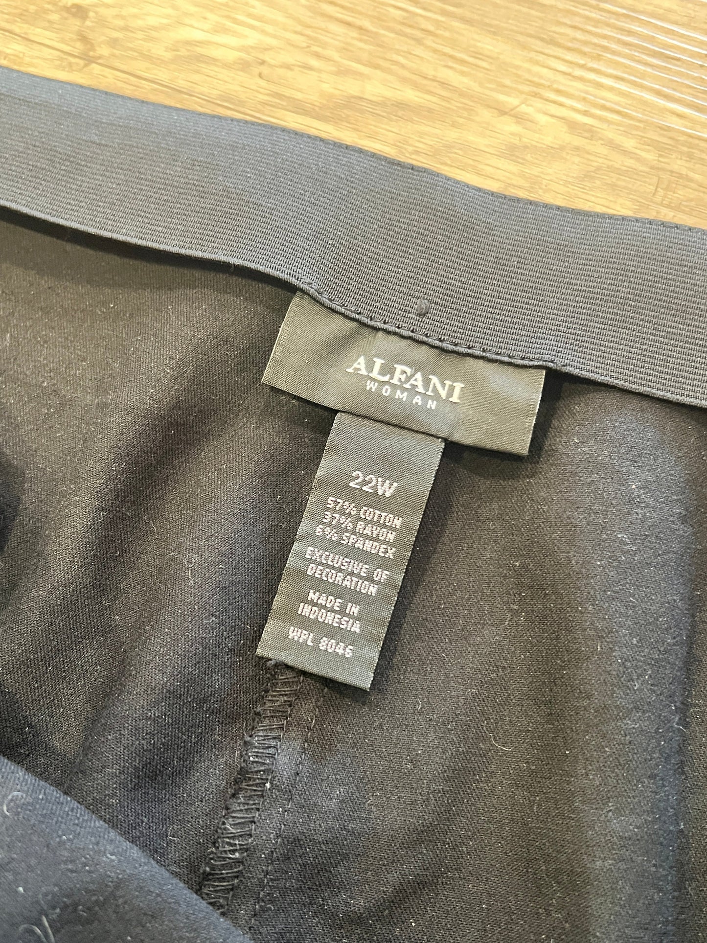 Black Capri with Lace Detailing