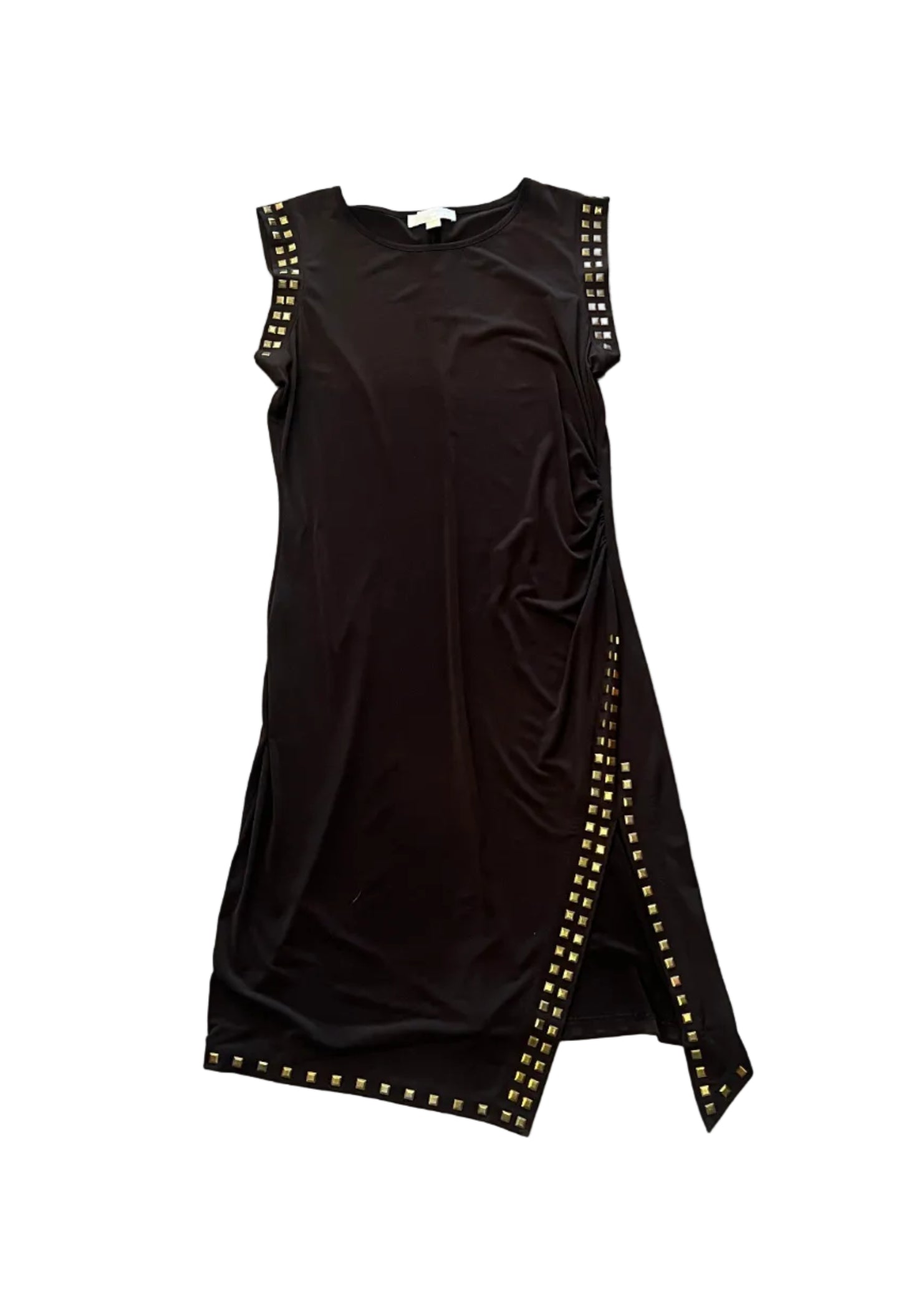 Michael Kors Studded Chocolate Brown Dress