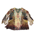 Boho Blouse with Sequins Detailing