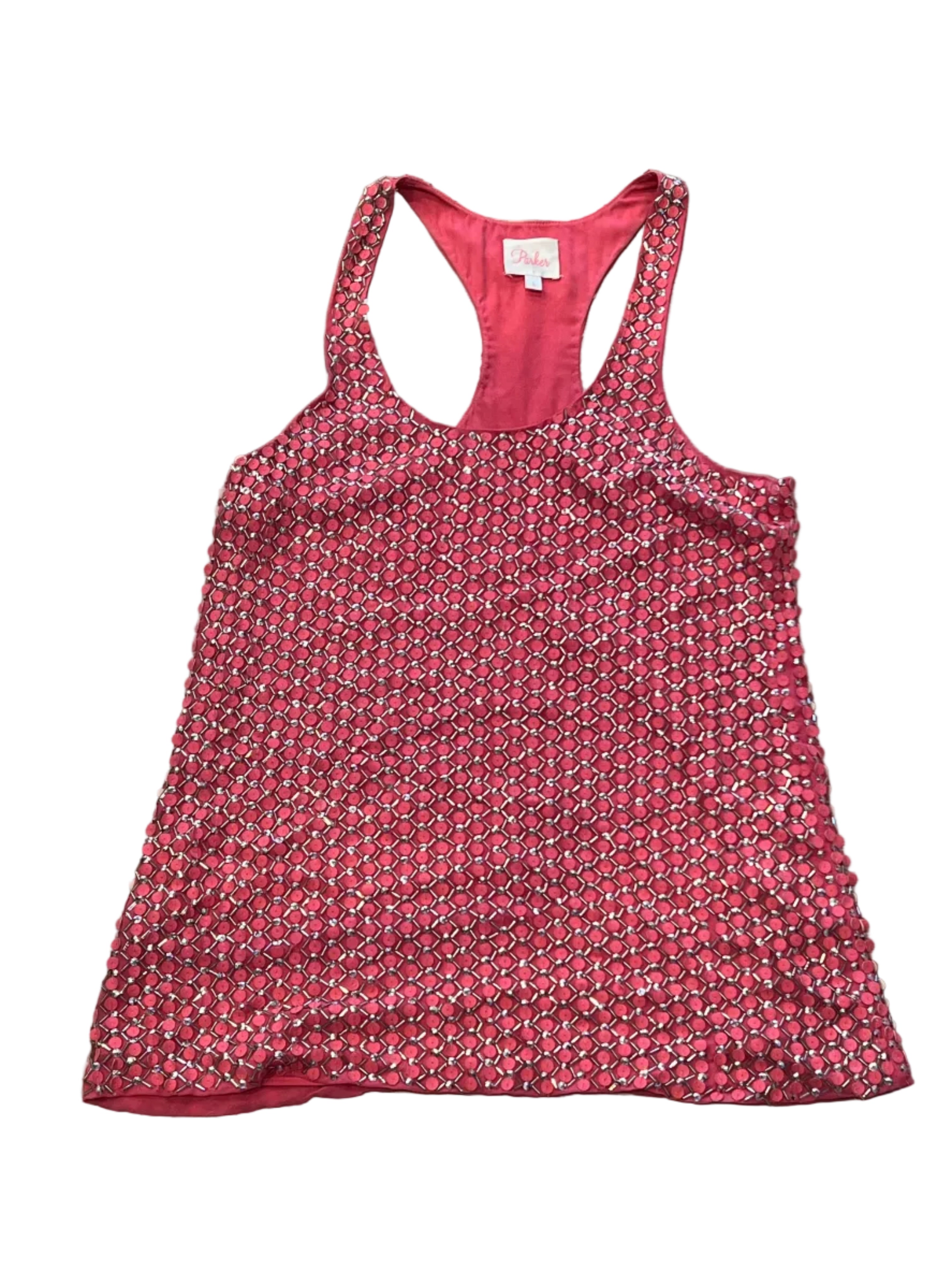 Vintage Parker Hot Sequin Racerback Tank