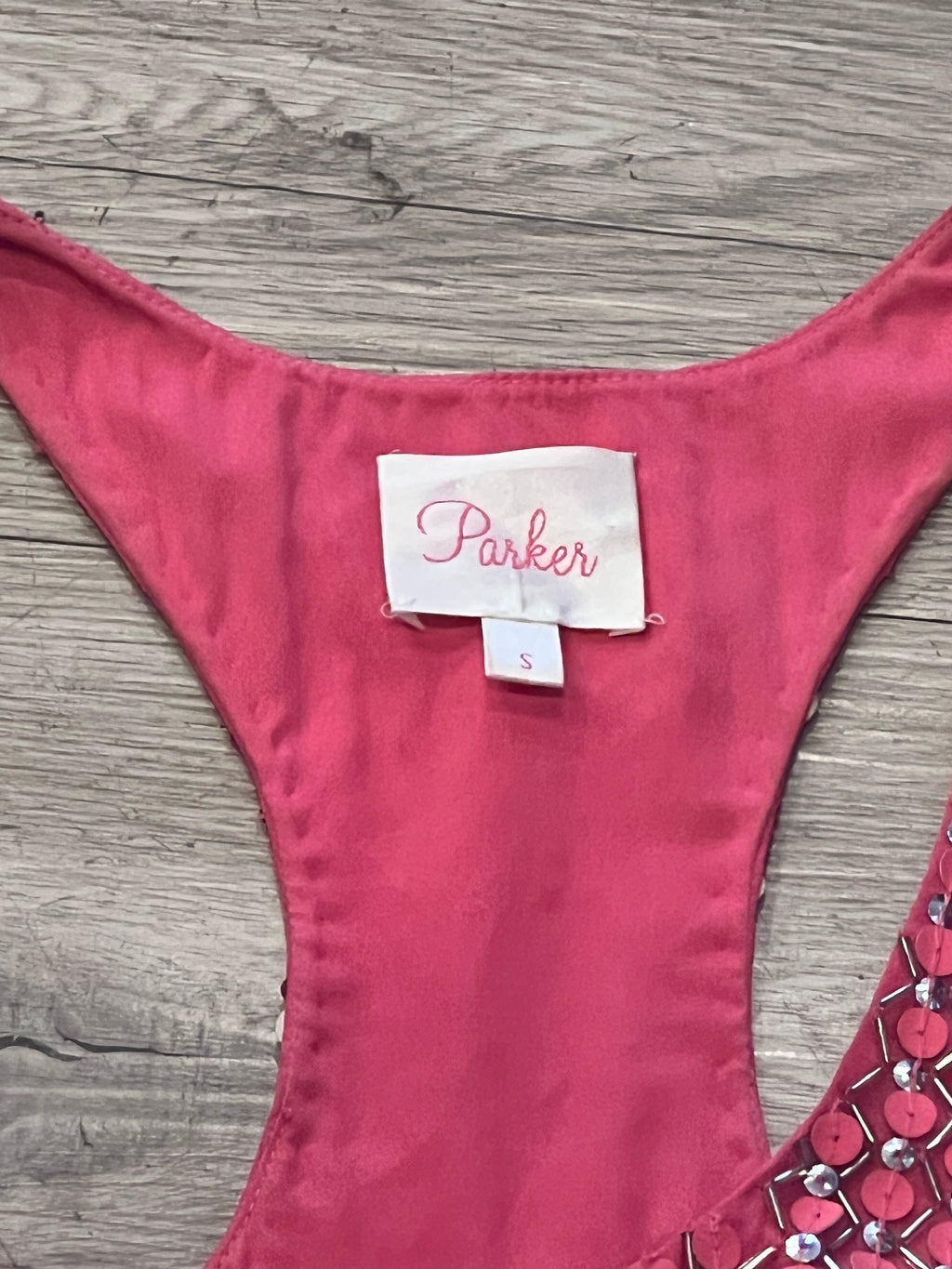 Vintage Parker Hot Sequin Racerback Tank