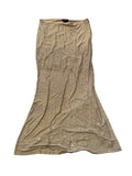 Karen Millen Nude Bedazzled Sheer Maxi Skirt