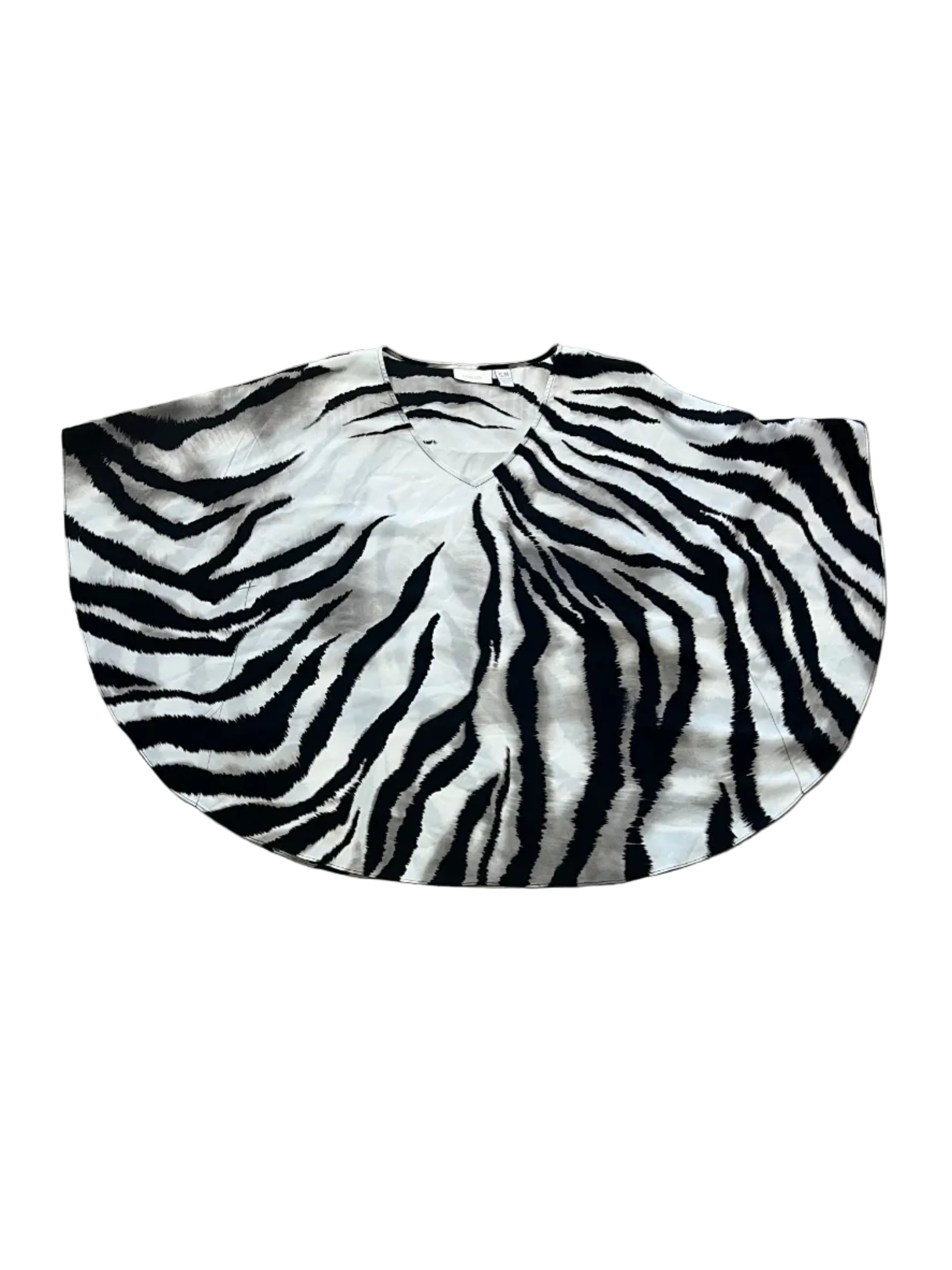 Y2K Chico’s Zebra Print Flowy Blouse
