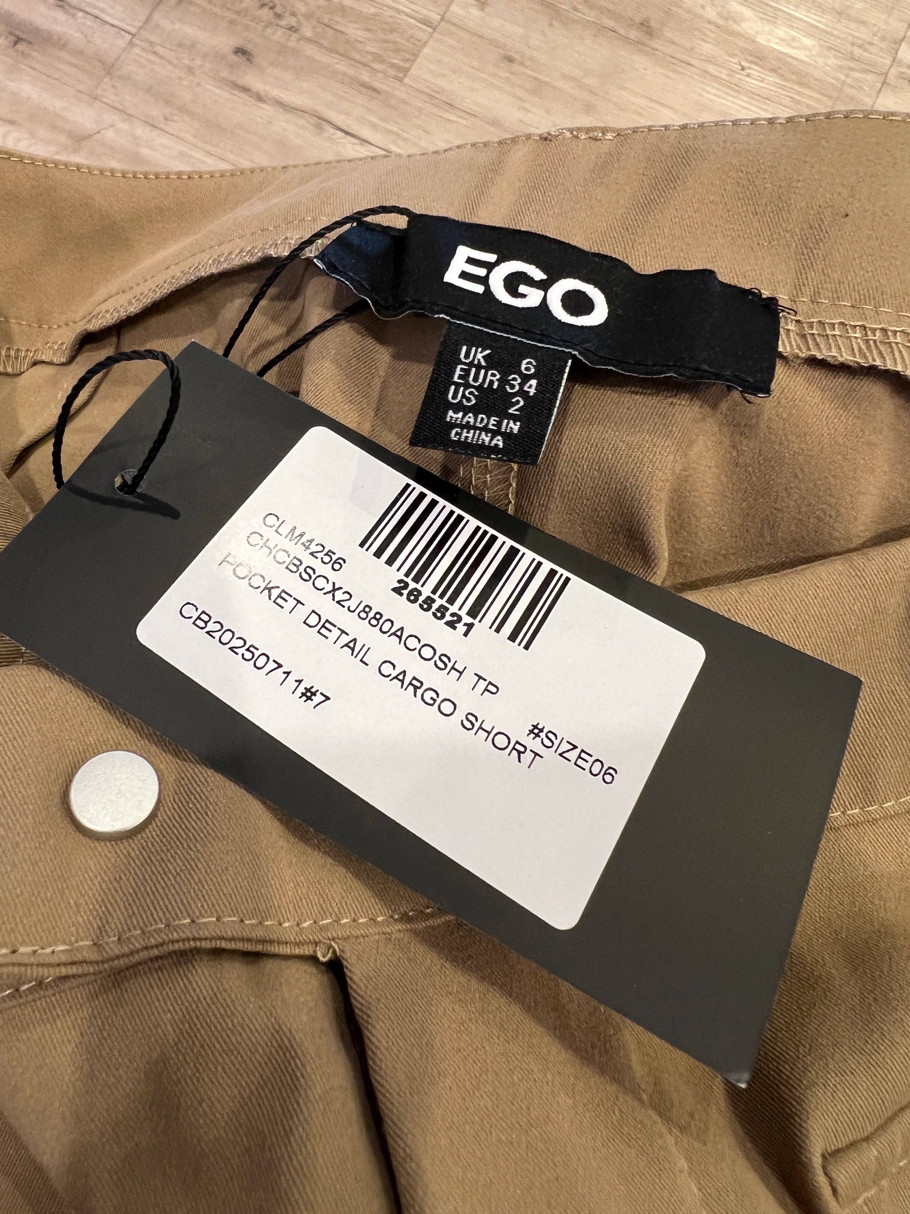EGO Pocket Detail Cargo Shorts