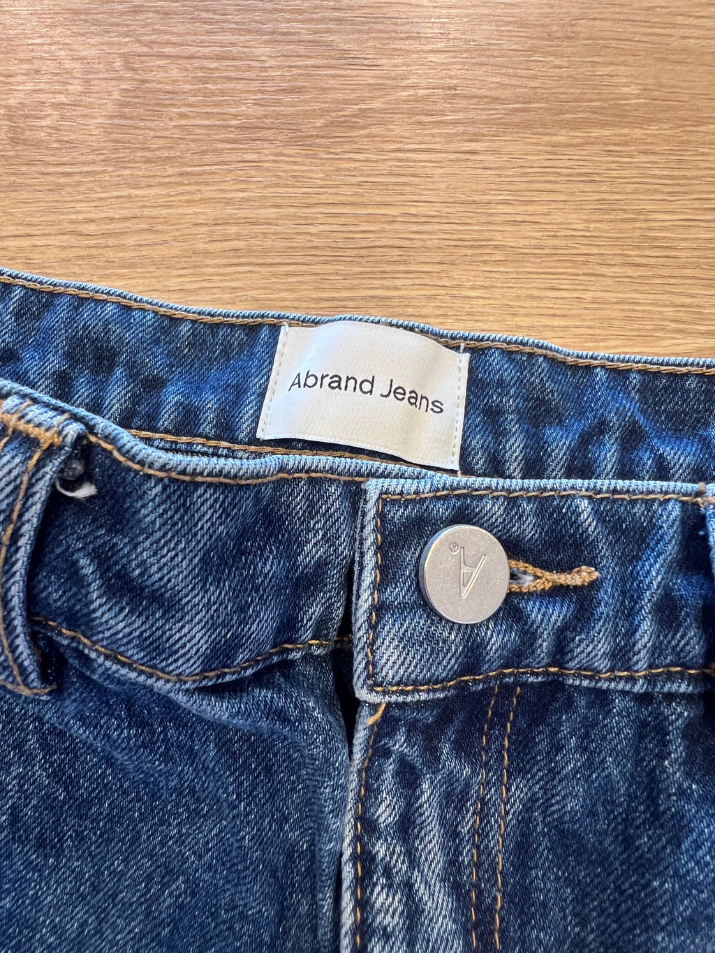 Abrand ’99 Y2K Low Rise Raw Hem Denim Mini Skirt