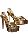 Chinese Laundry Gold High Heels (Size 8)