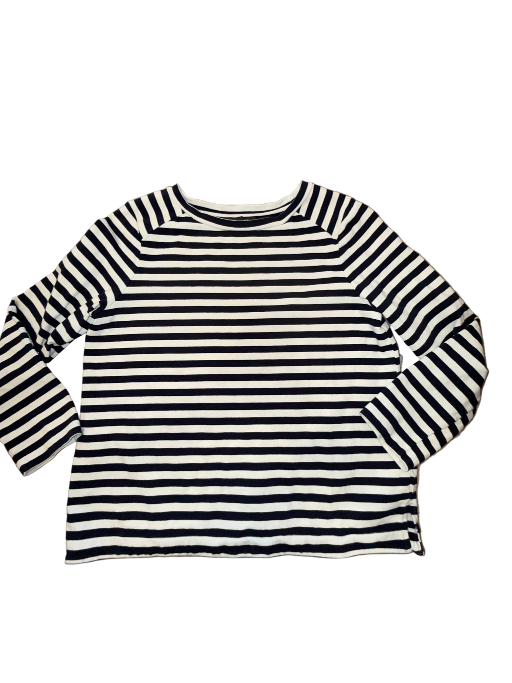 Banana Republic Navy & White Striped Sweater