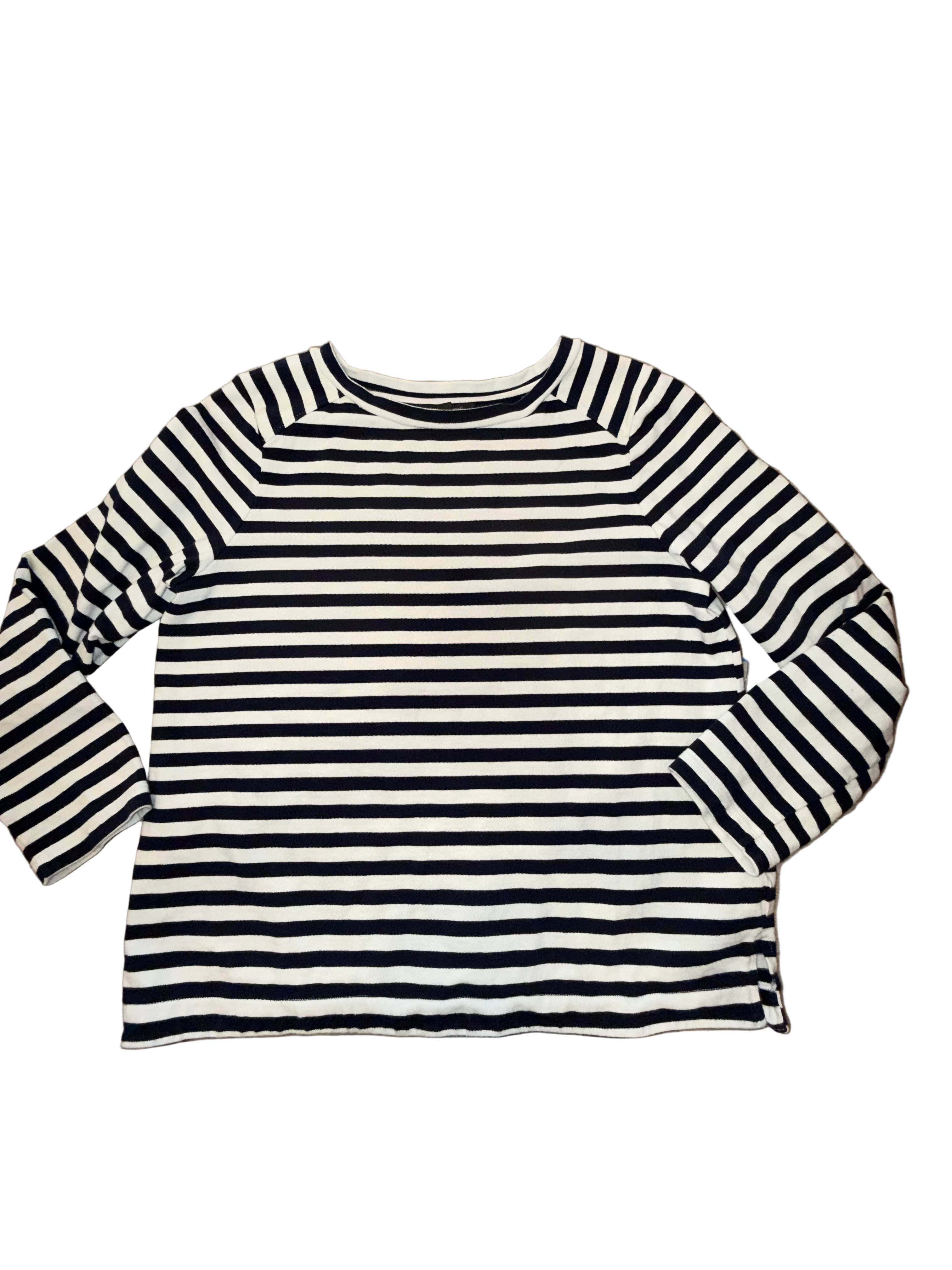 Banana Republic Navy & White Striped Sweater