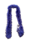 Purple Furry Y2K Skinny Scarf