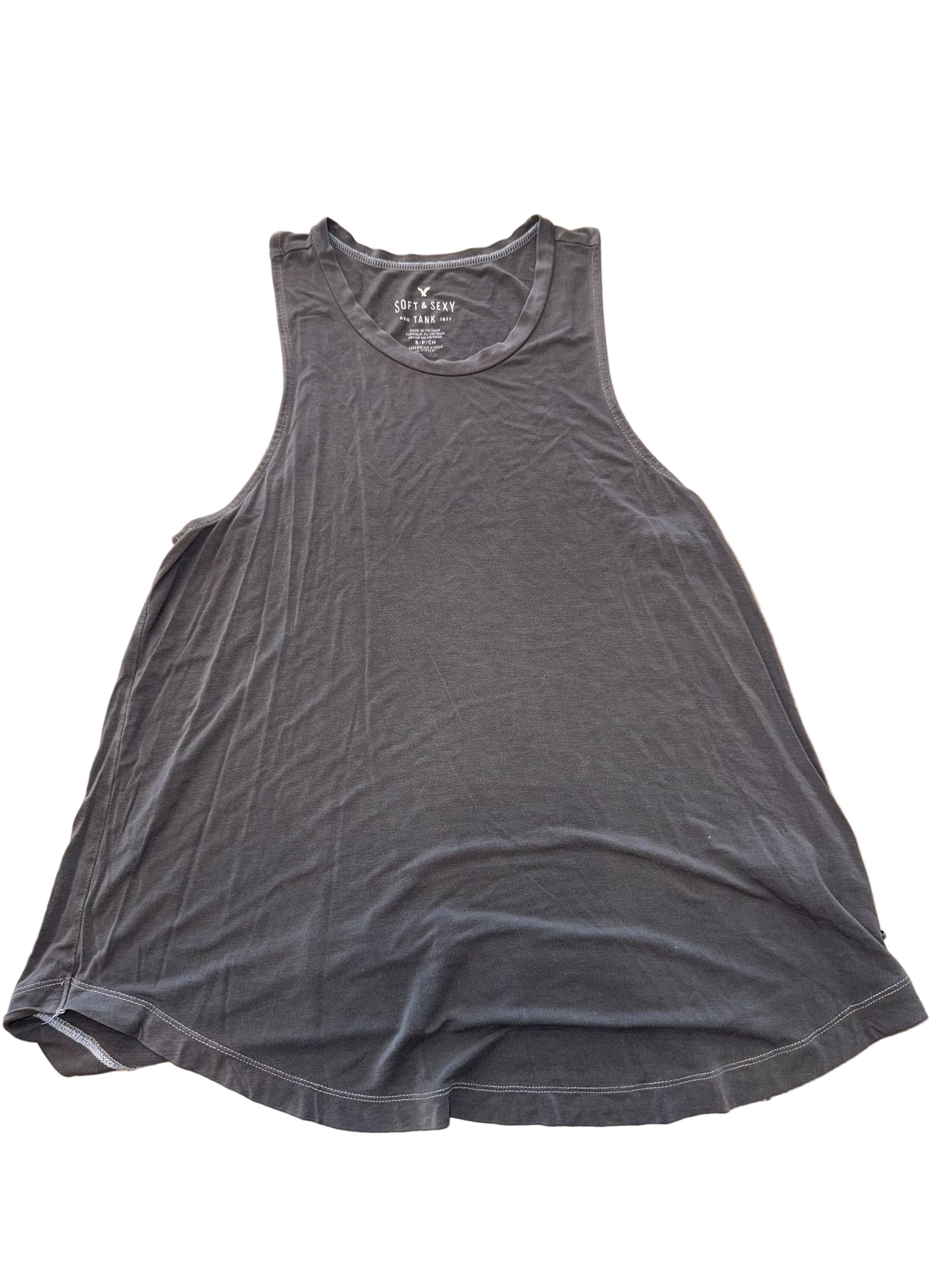 American Eagle Dark Gray Tank Top