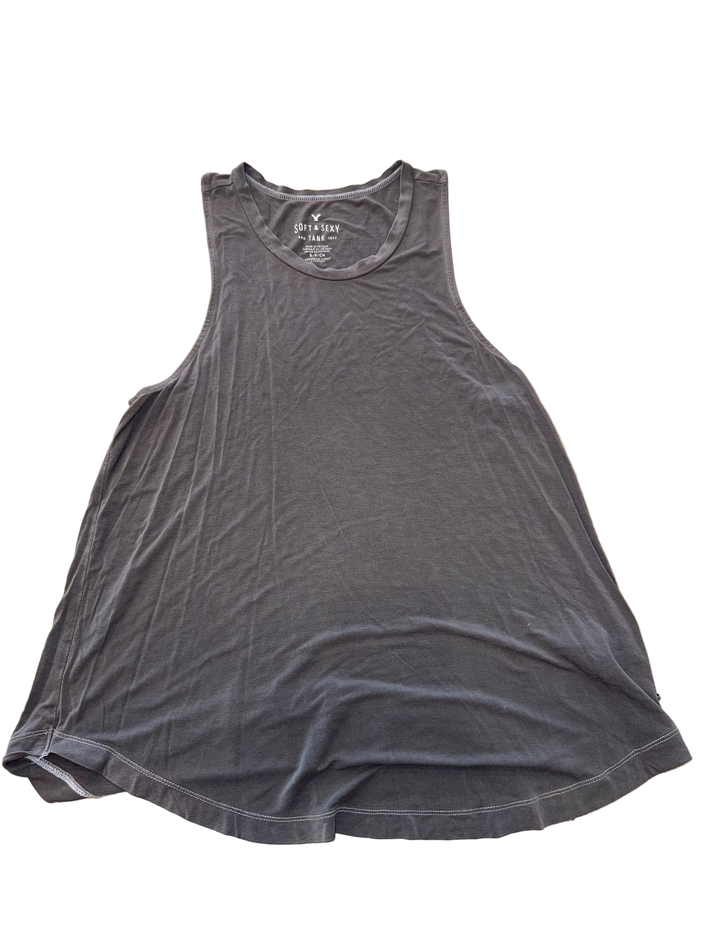 American Eagle Dark Gray Tank Top
