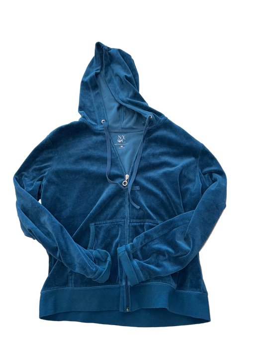 New York & Company Teal Y2K Velour Tracksuit Set