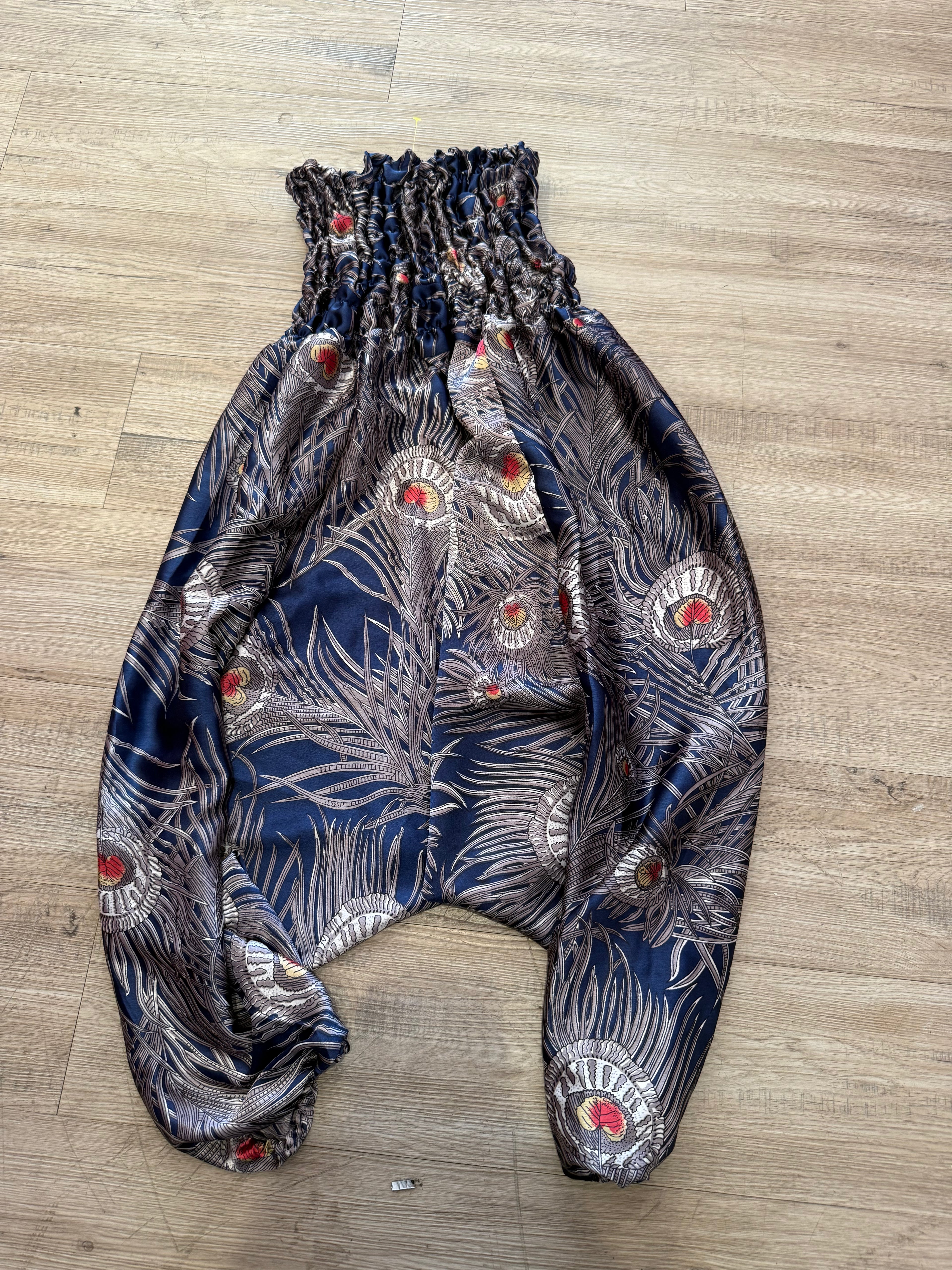 Bold Satin Print Jumpsuit