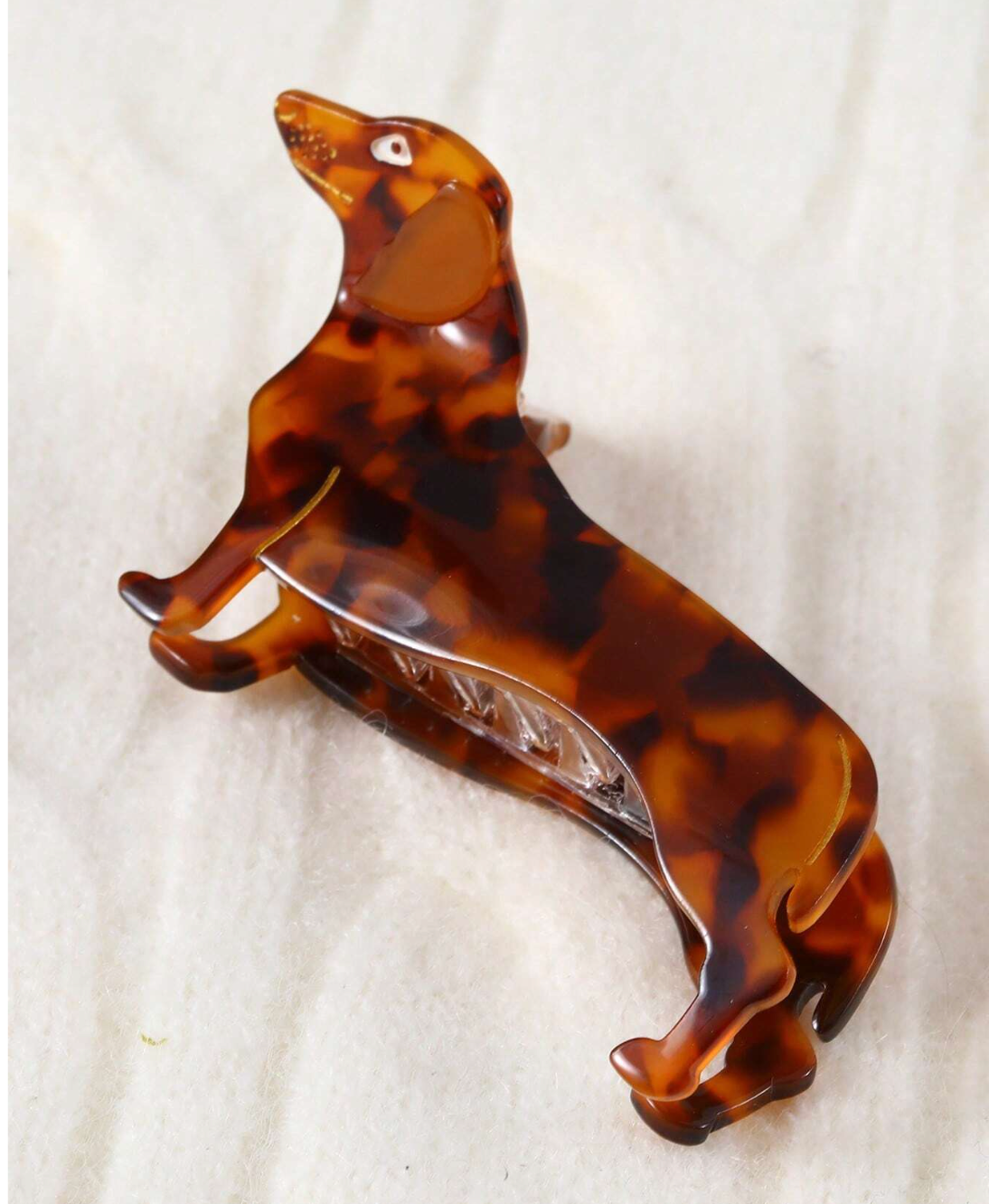 Wiener Dog Claw Clip