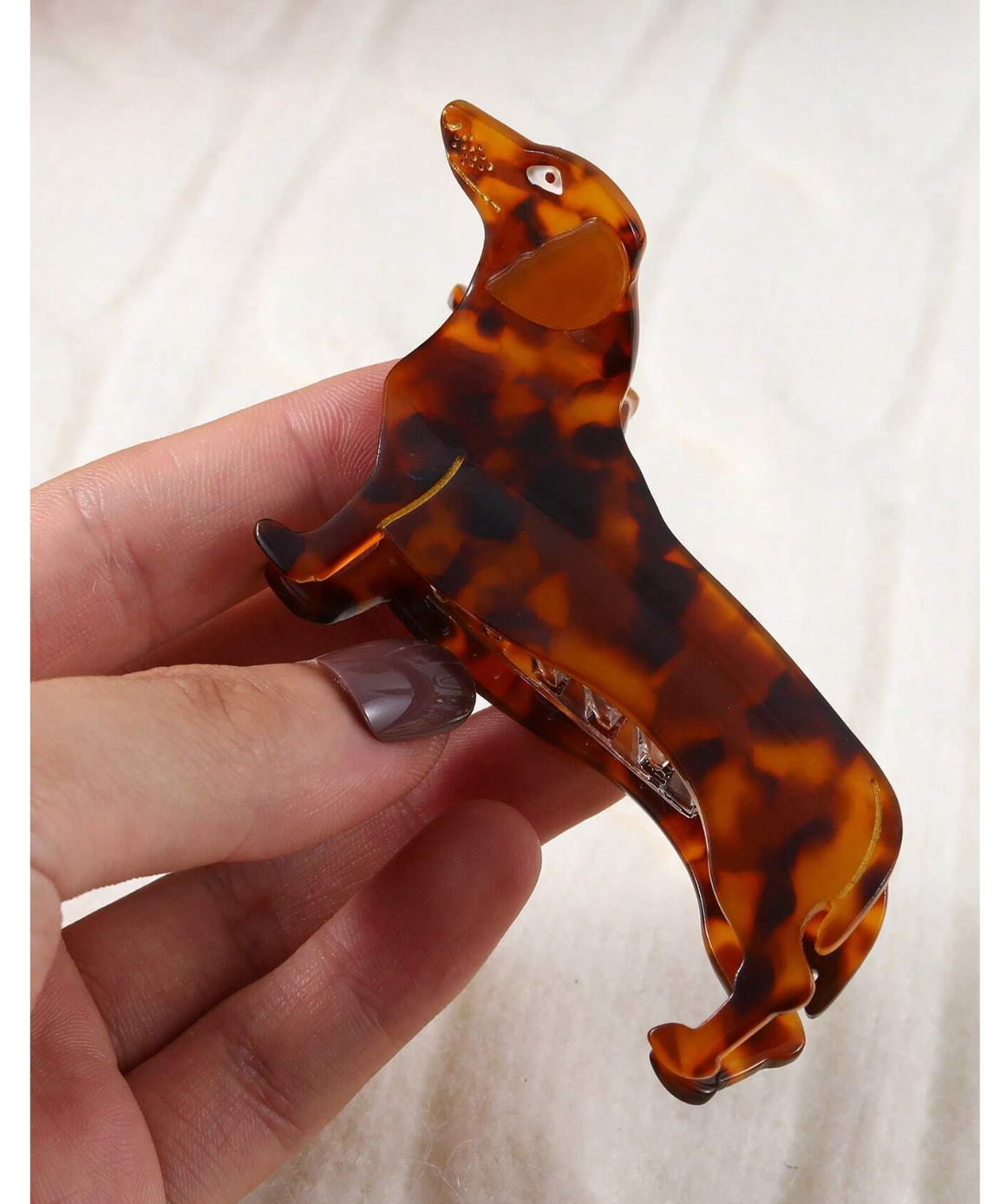 Wiener Dog Claw Clip