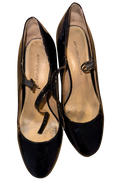 Black Patent Leather Mary Jane Heels