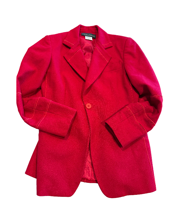 Red Wool Short Coat