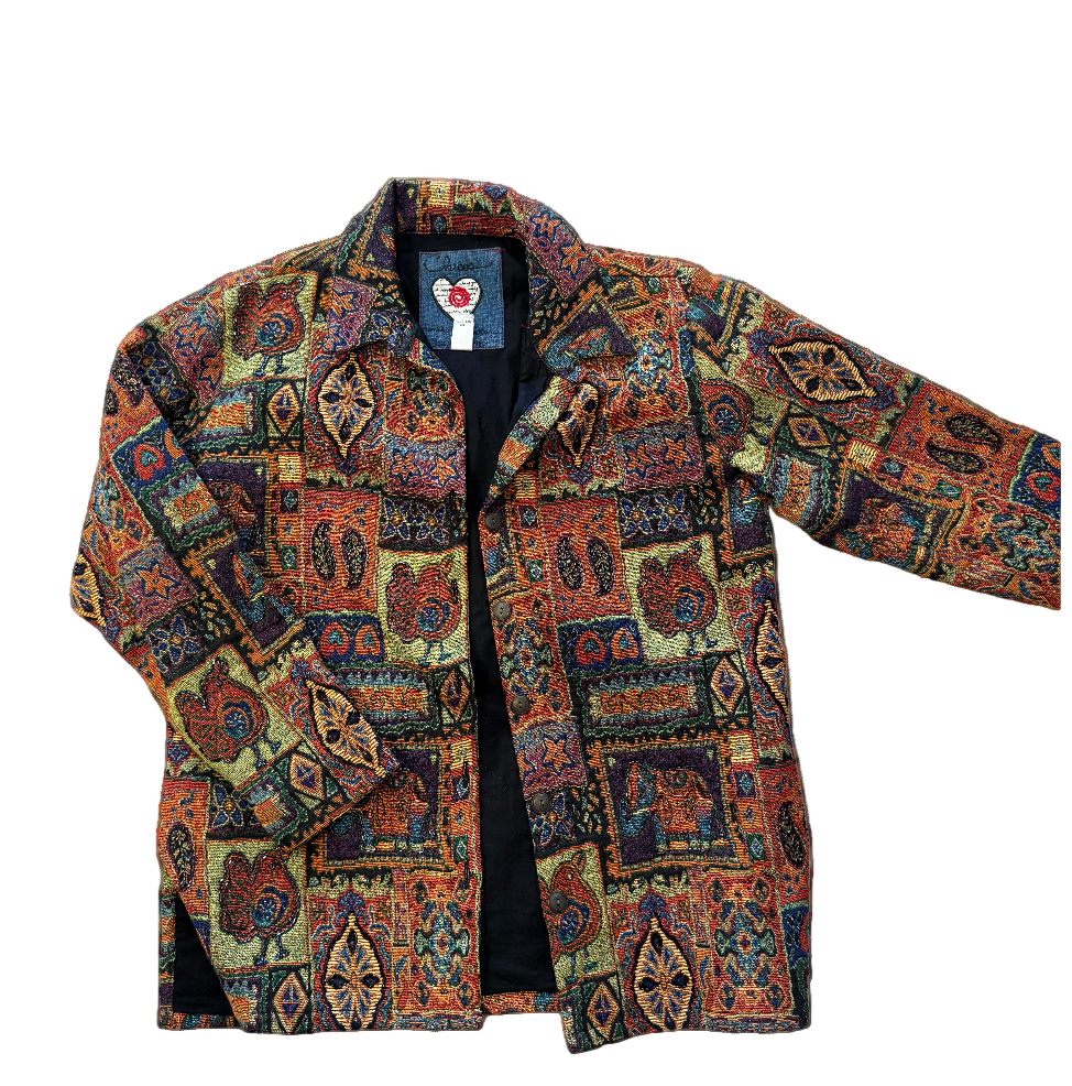 Vintage Chico’s Embroidered Beaded Coat