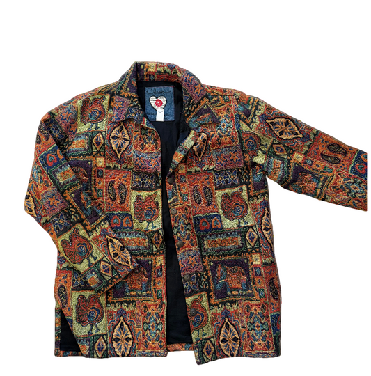 Vintage Chico’s Embroidered Beaded Coat