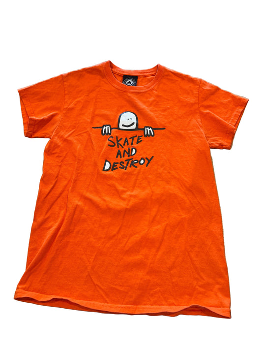 Orange t-shirt with graphic design