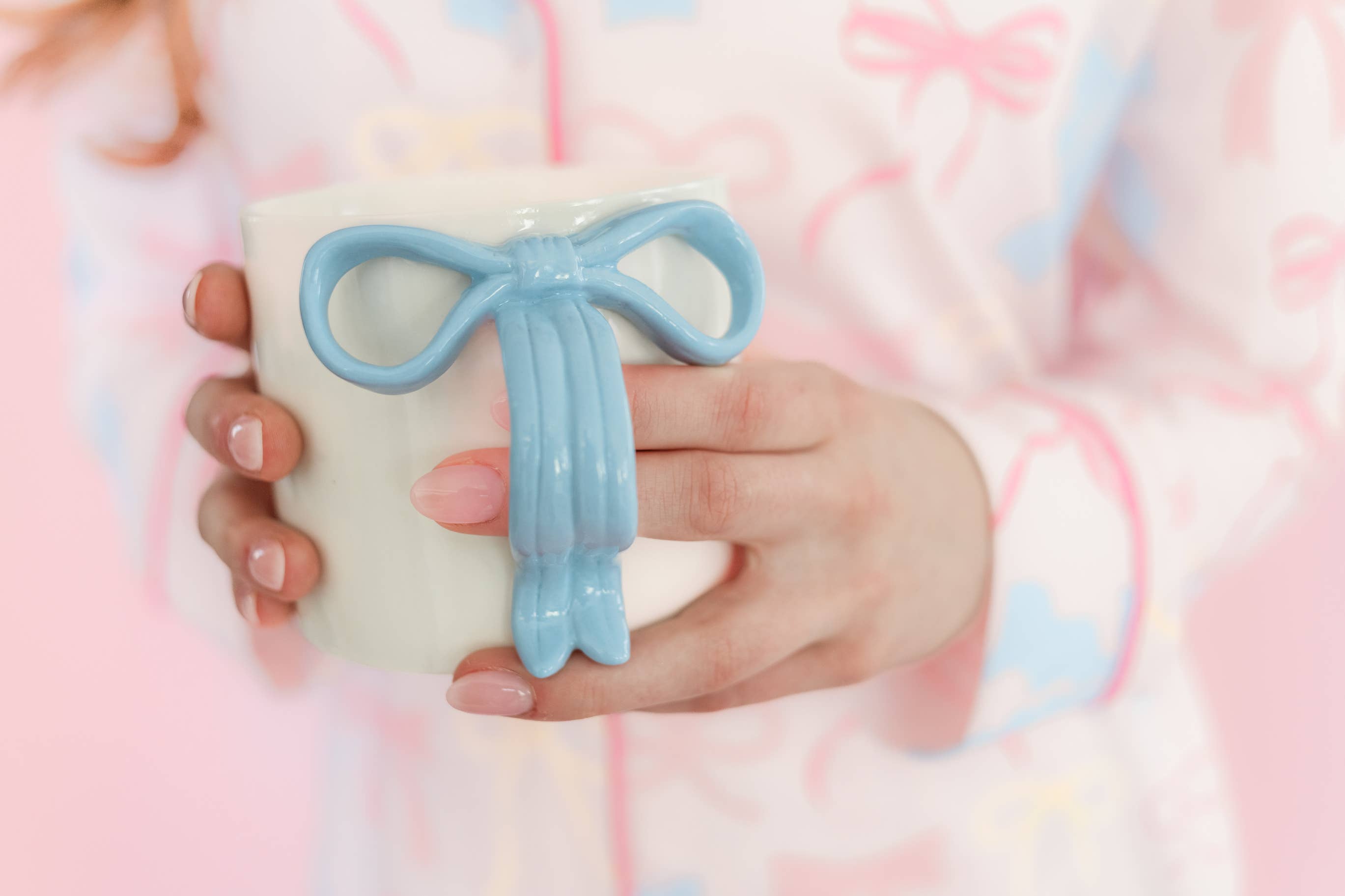 Blue Bow Mug