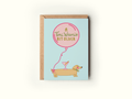 "A Tini Weenie Bit Older" Dirty Martini Dachshund Birthday Card