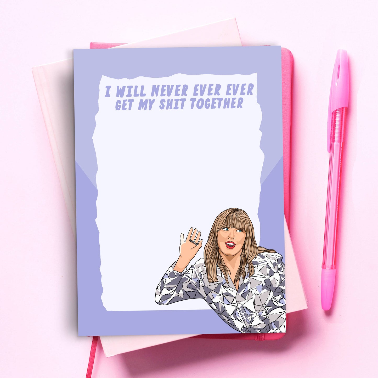 Taylor Swift "Never Ever" Notepad