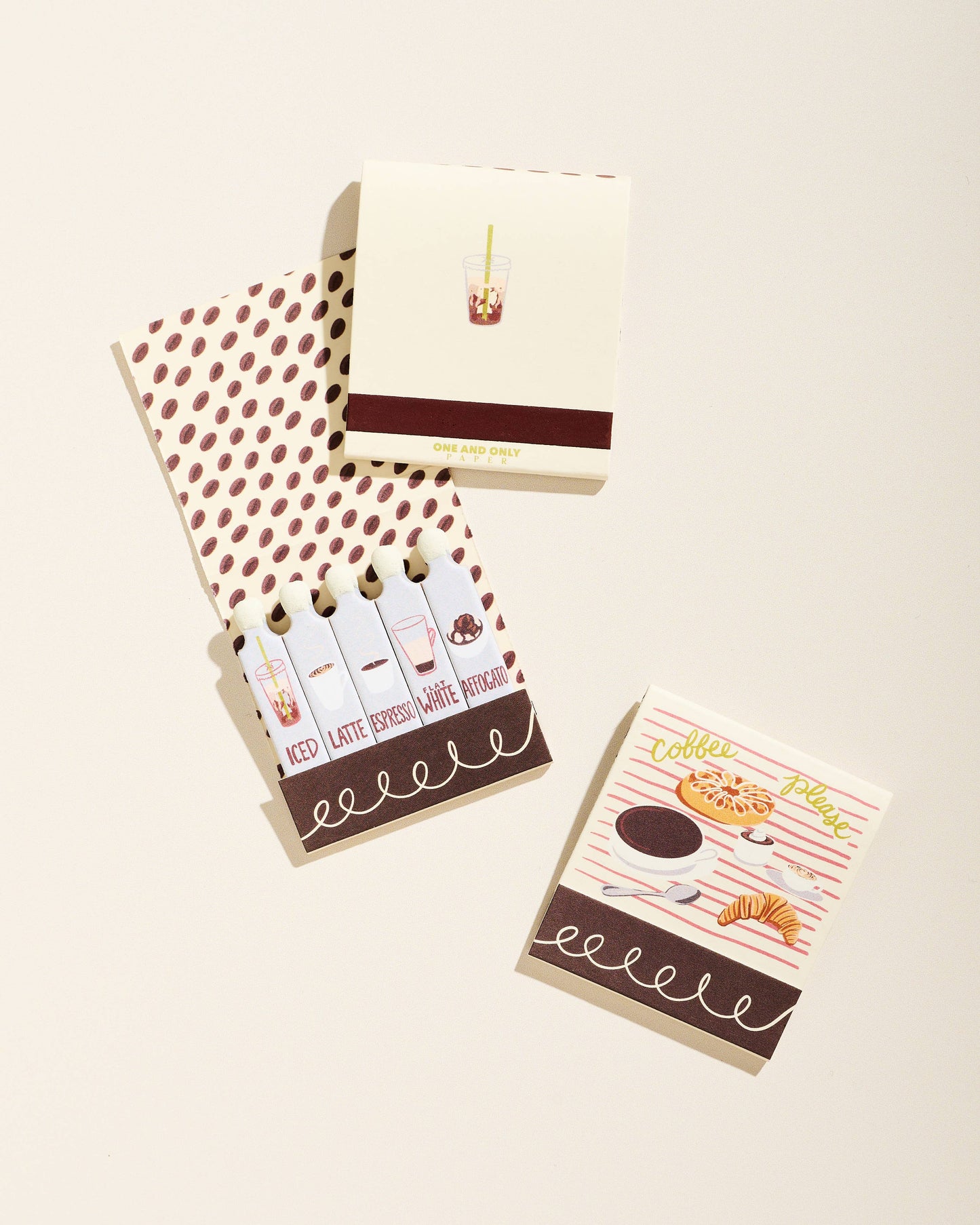 "Coffee Please" Stem Matchbook
