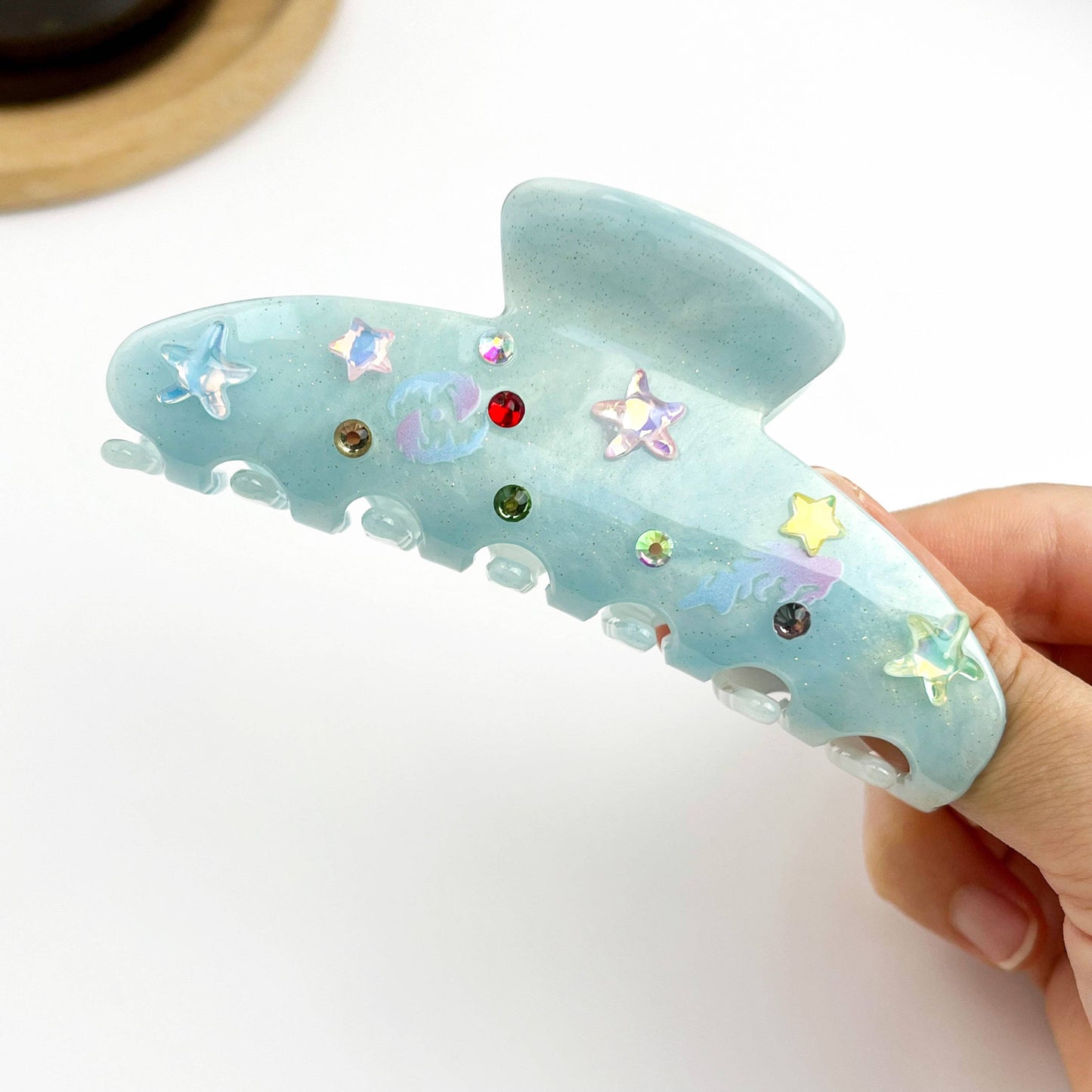 Rhinestone Cosmic Fantasy Acetate Claw Clip