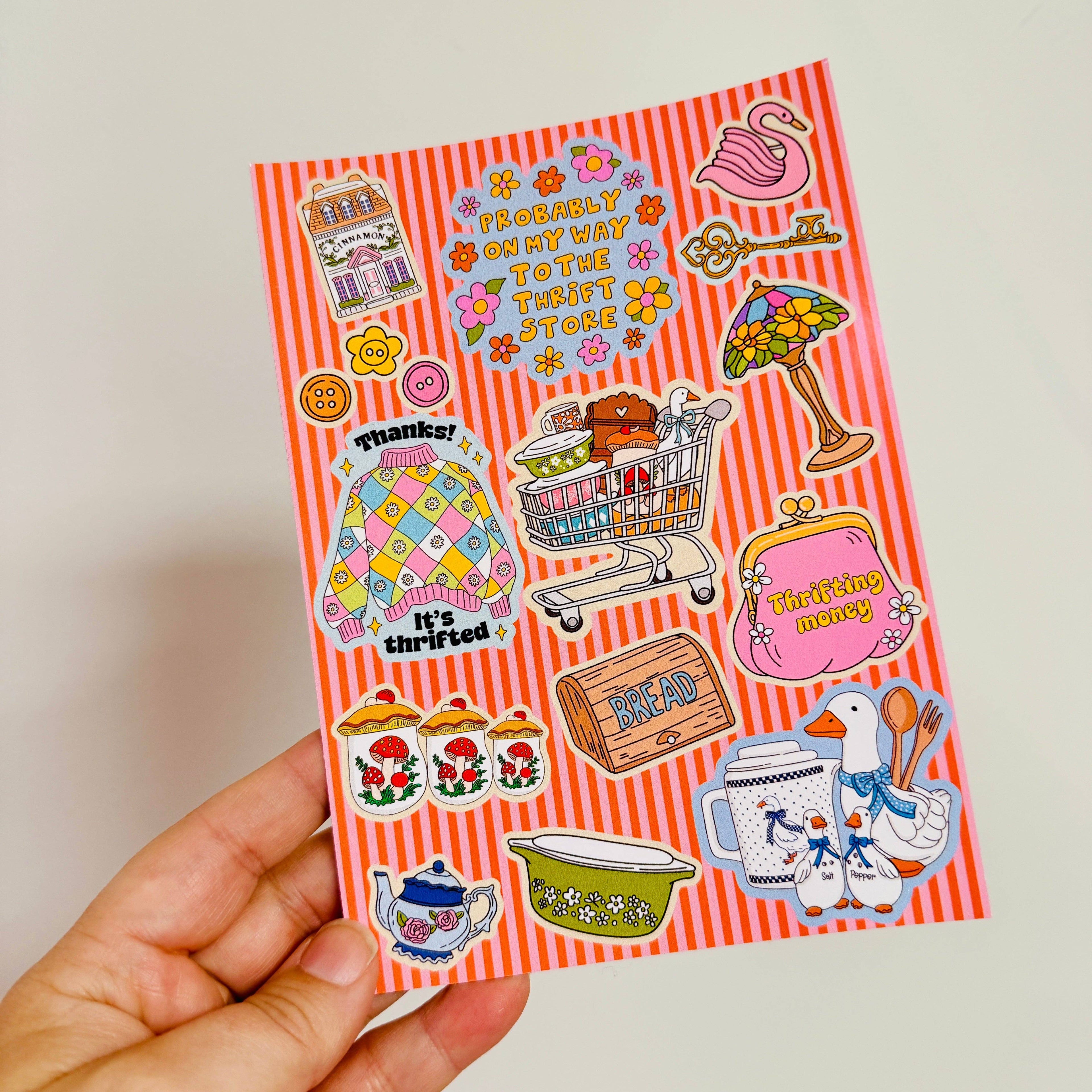 Thrift Store Lover Minis Sticker Sheet