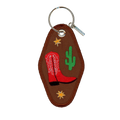 Start Walkin Embroidered Keychain