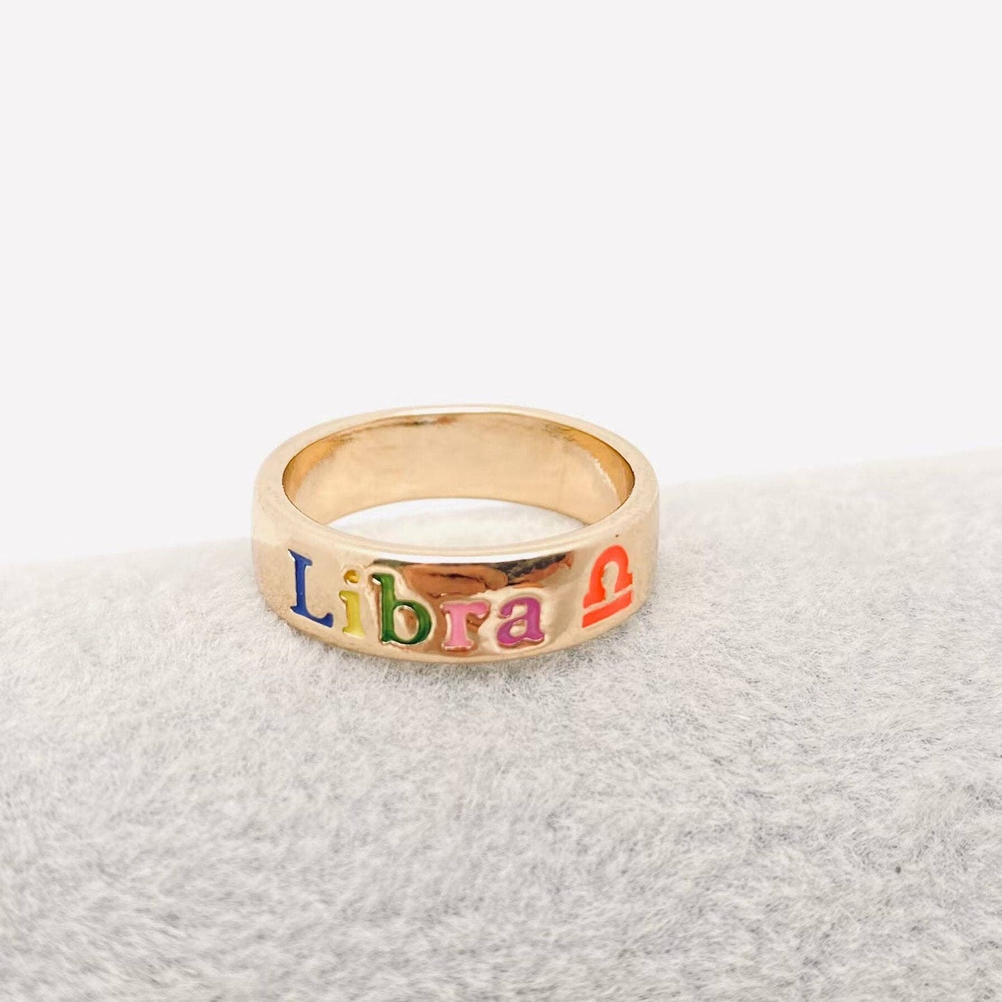 Enamel Zodiac Ring