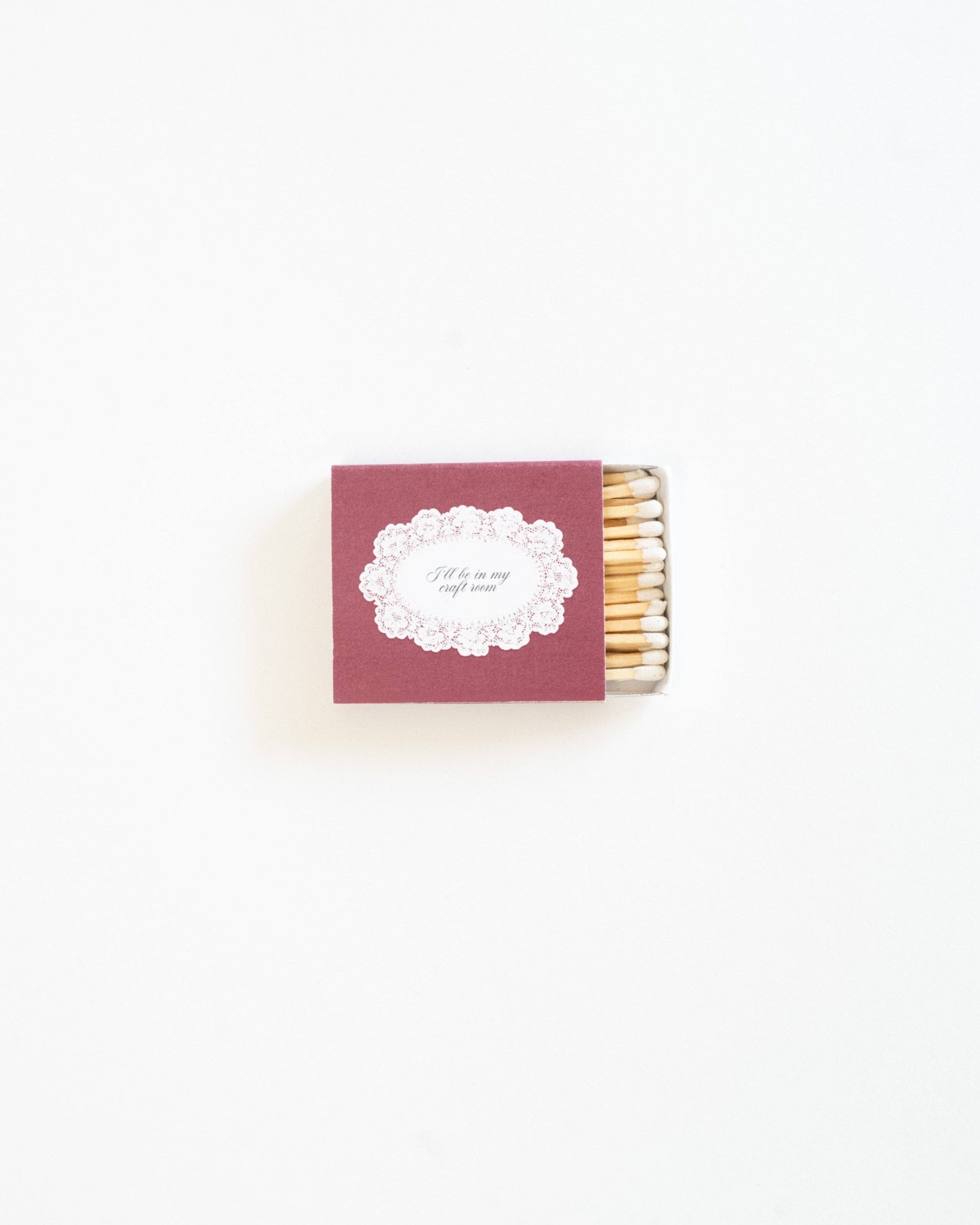 "I'll Be In My Craft Room" Matchbox