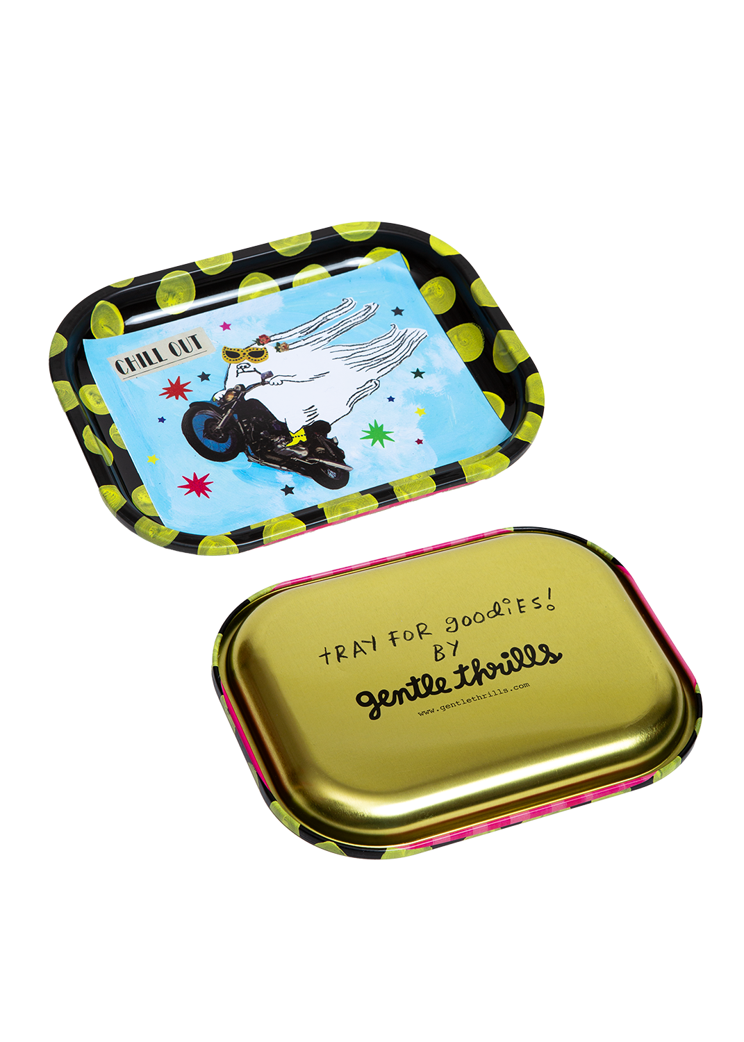 "Chill Out" Metal Tray by Gentle Thrills