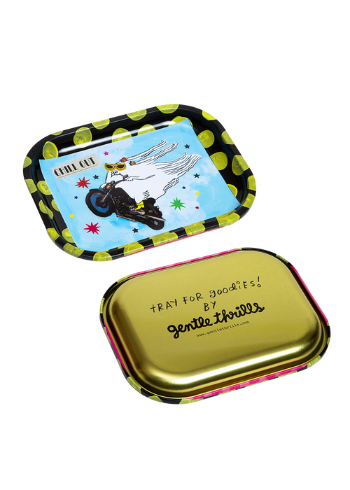 "Chill Out" Metal Tray by Gentle Thrills