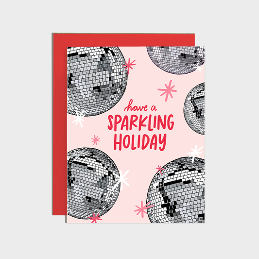 Sparkling Disco Holiday Card