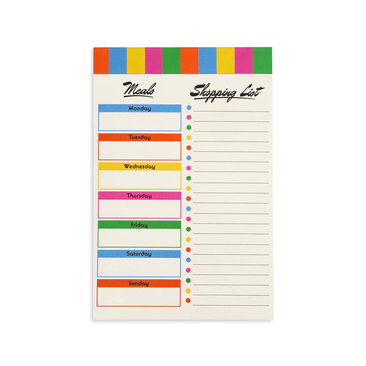 Magnetic Colorblock Shopping List