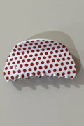 Crescent Polka Dot Hair Claw Clip