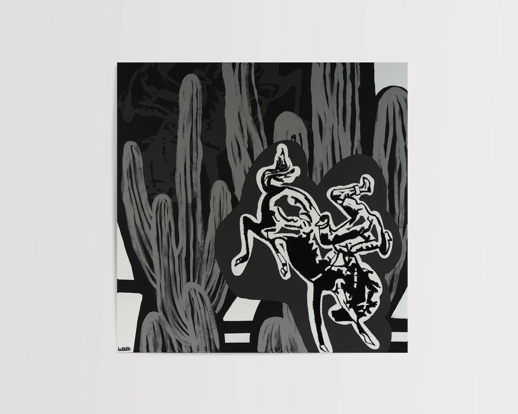 “BUCKED” Lo Reed Print