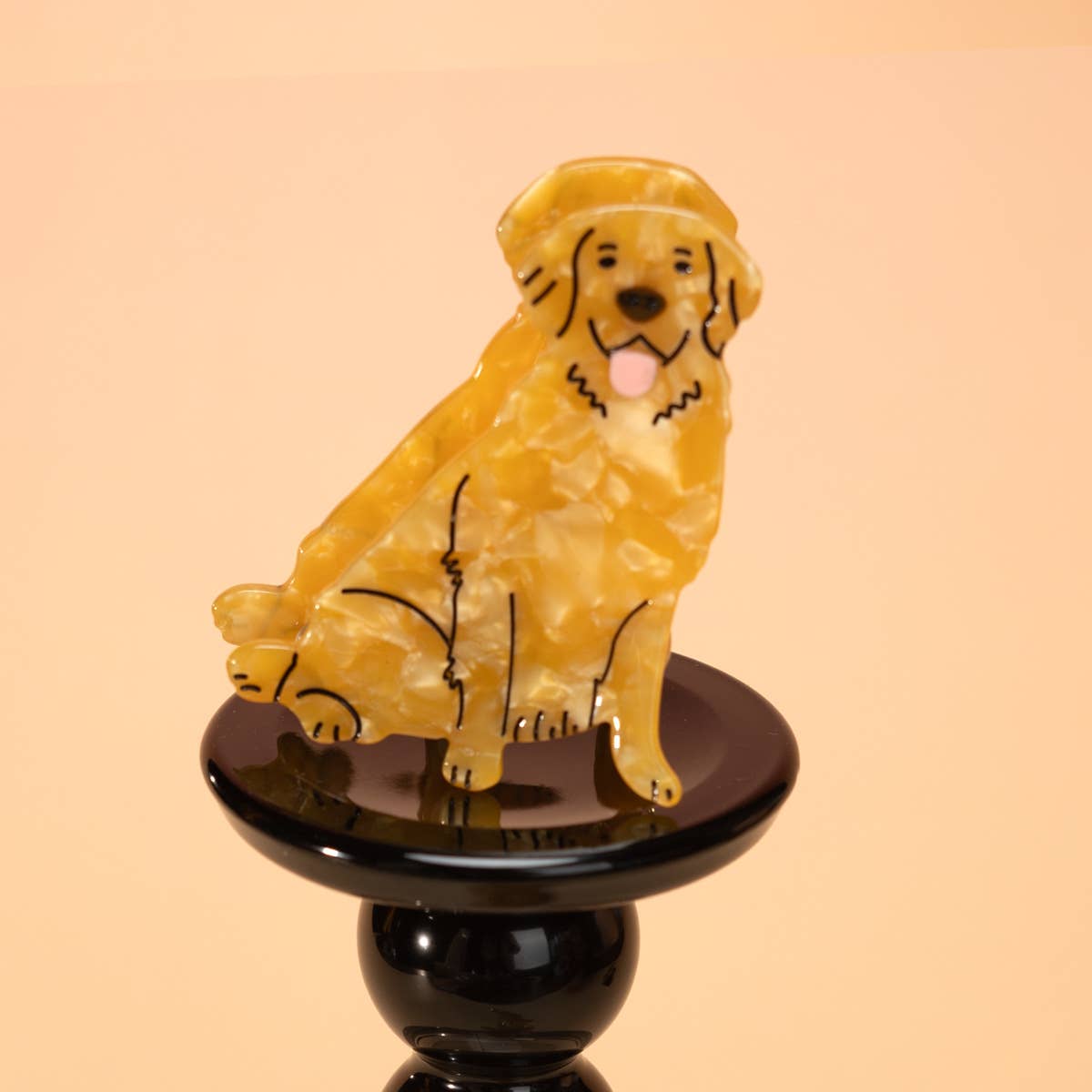 Golden Retriever Hair Claw Clip
