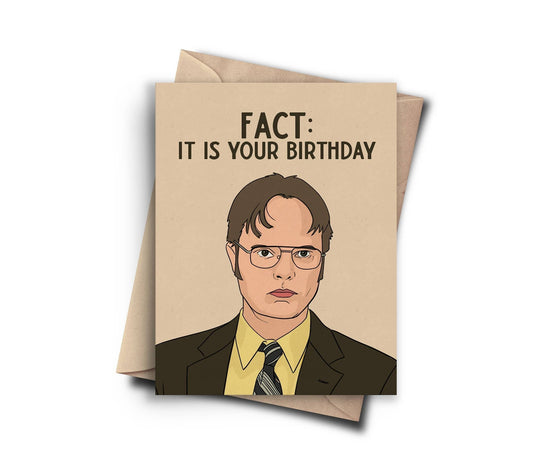 The Office "Dwight" Birthday Card