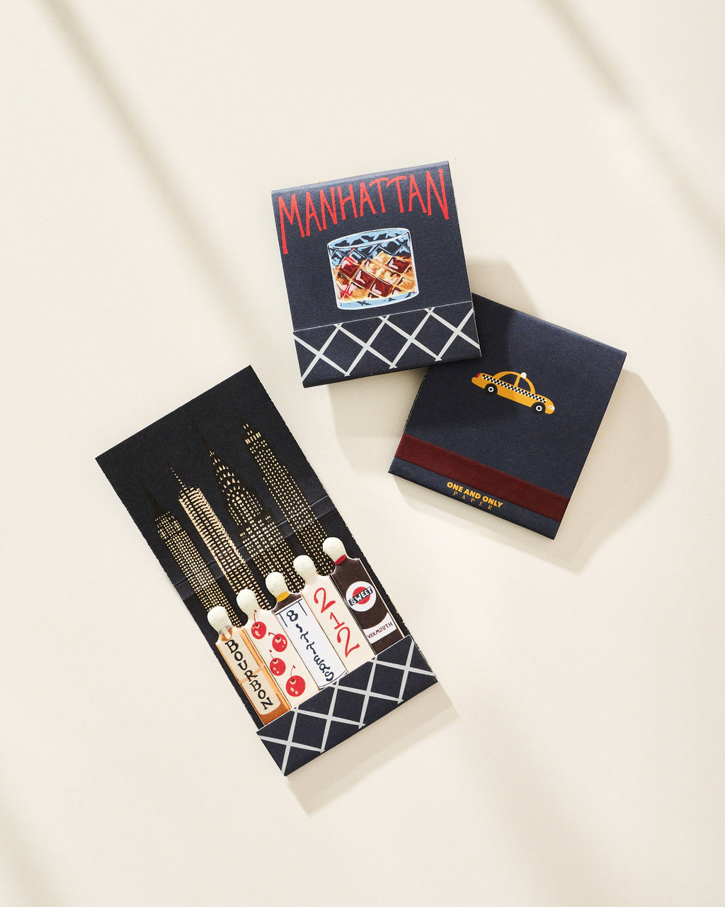 Manhattan Printed Stem Matchbook