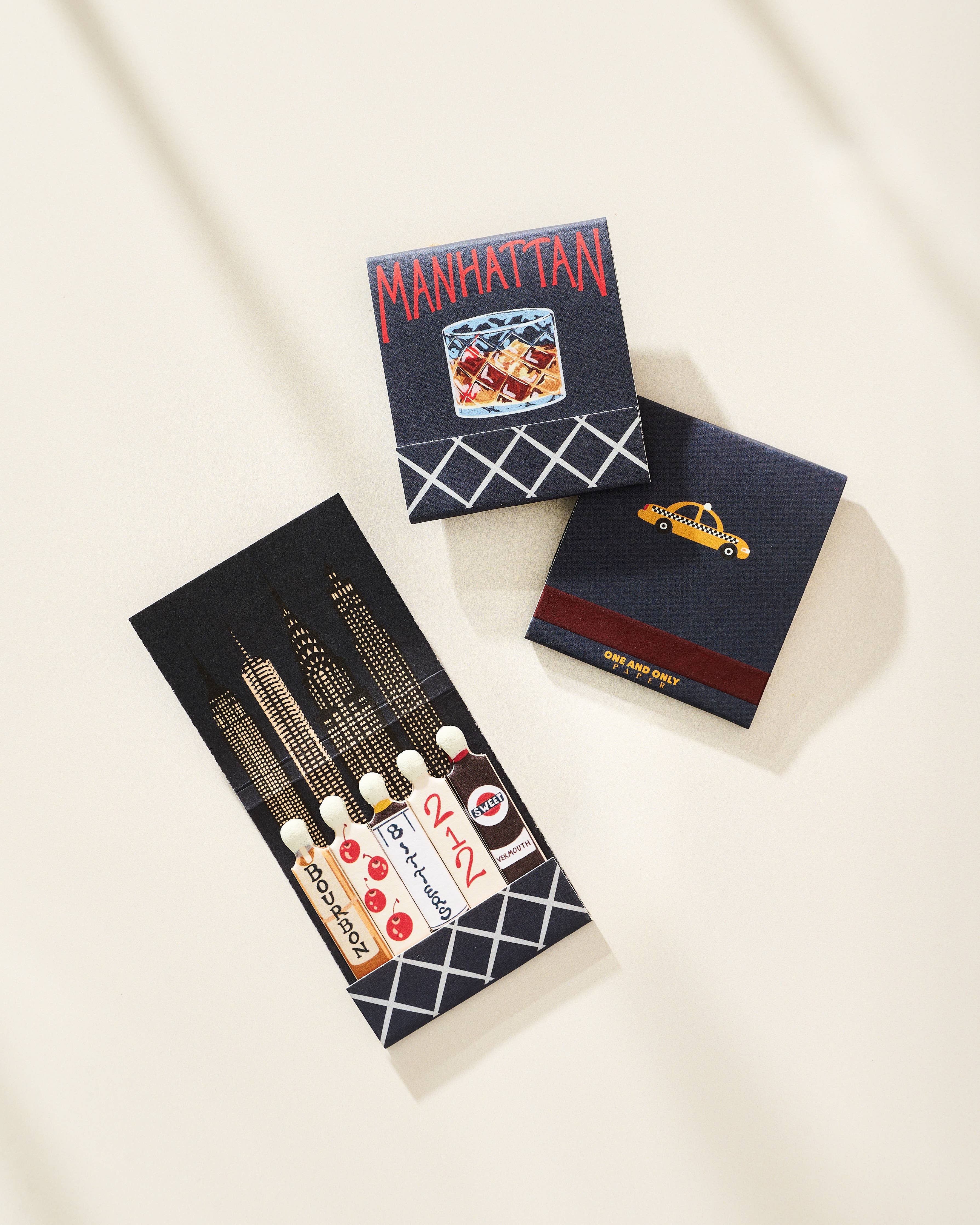 Manhattan Printed Stem Matchbook