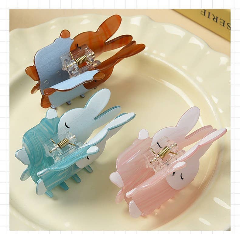 Miffy Cartoon Hair Claw Clip