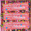 "Michaels Run Bestie" Glitter Bumper Sticker