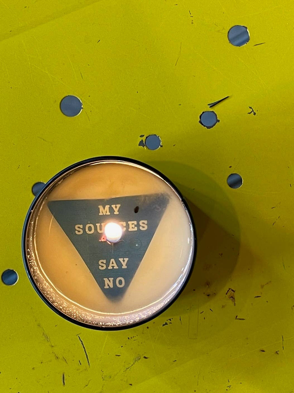 Magic 8 Ball Candle
