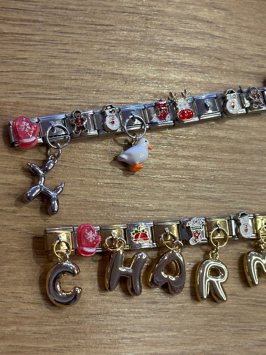 Customizable Italian Charm Bracelet