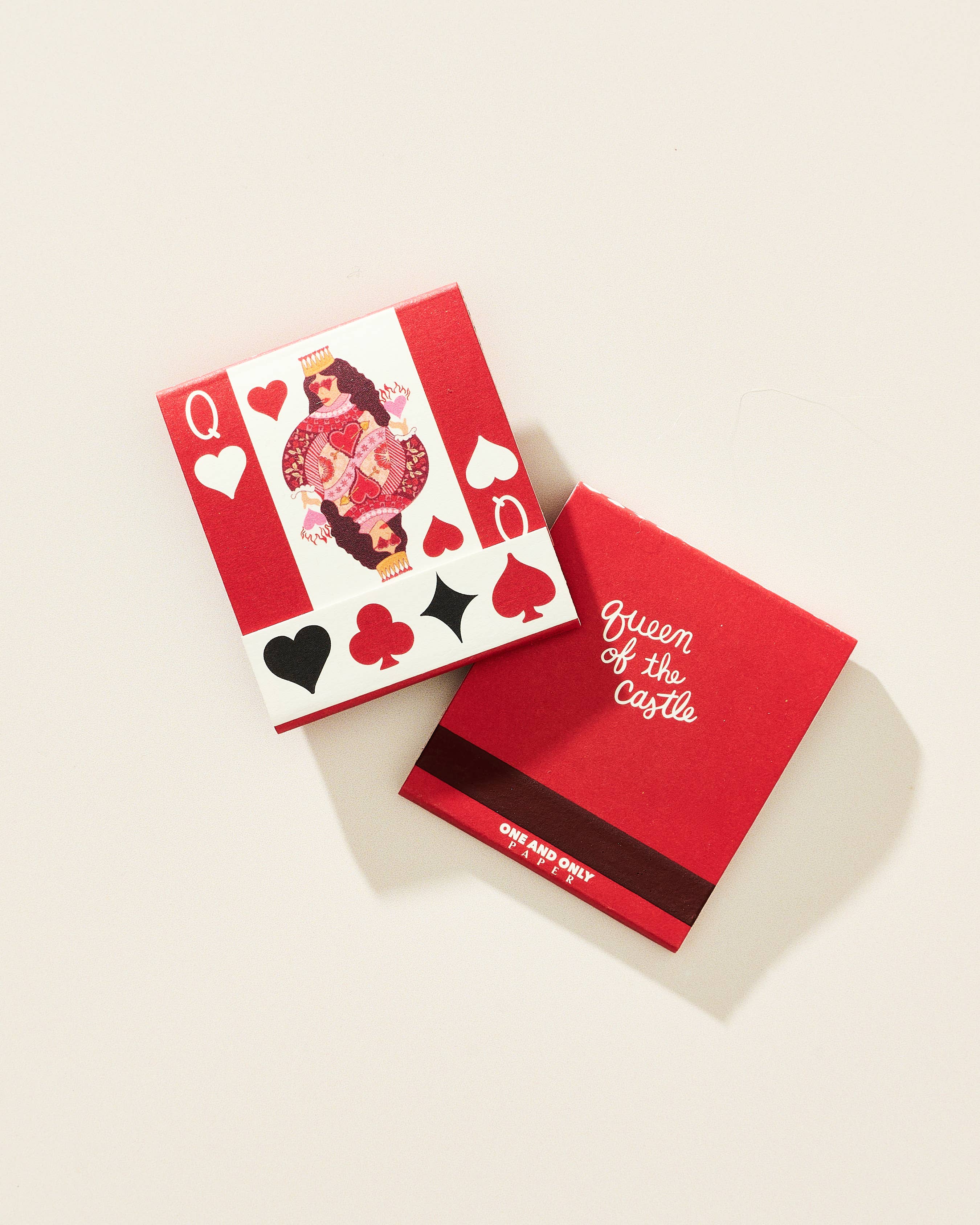 "Queen of the Castle" Printed Stem Matchbook